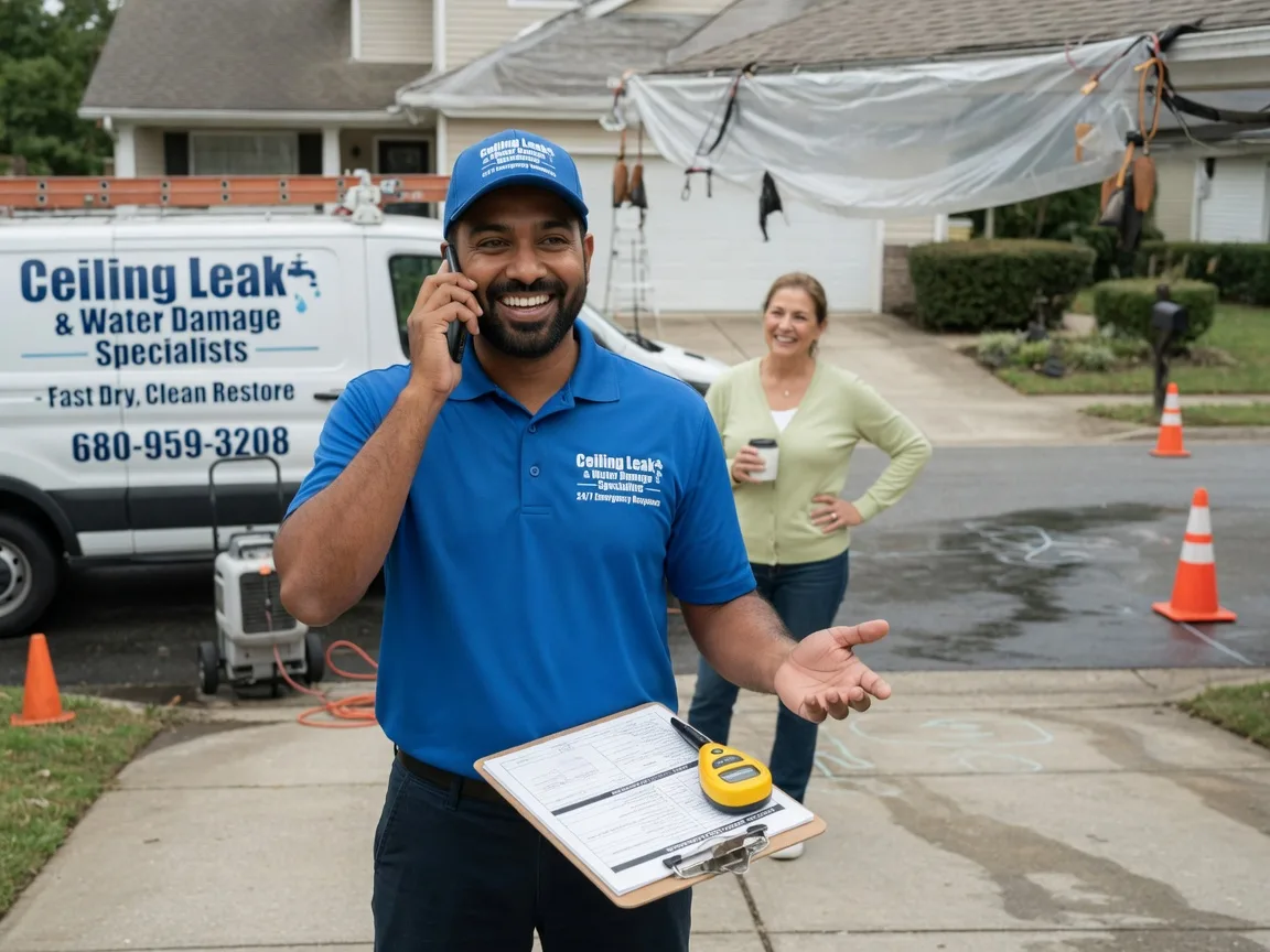 Ceiling Leak Cleanup Saint Marys City, MD FAQs